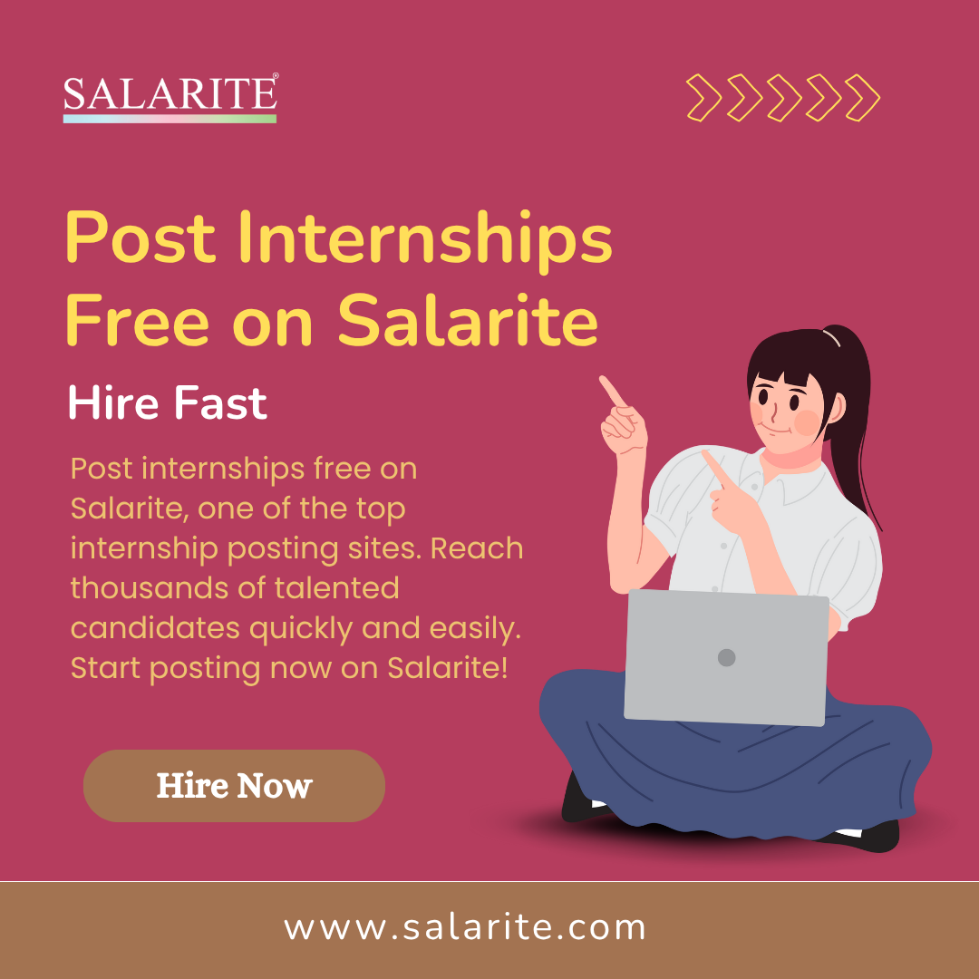 Post Internships Free on Salarite